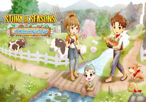 Cover Story of Seasons A Wonderful Life Bahasa Indonesia